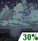 Tonight: A 30 percent chance of showers, mainly between 8pm and 9pm.  Mostly clear, with a low around 73. South wind 6 to 8 mph becoming west after midnight. 