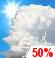 Saturday: A slight chance of showers, then showers and thunderstorms after 8am.  High near 89. Southeast wind 5 to 10 mph.  Chance of precipitation is 80%.