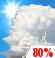 Saturday: Showers and thunderstorms likely before 8am, then showers and possibly a thunderstorm between 8am and 2pm, then showers and thunderstorms likely after 2pm.  High near 87. Heat index values as high as 100. Southeast wind around 11 mph.  Chance of precipitation is 80%.